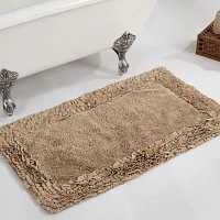 Better Trends Shaggy Border Mat Bath Rug