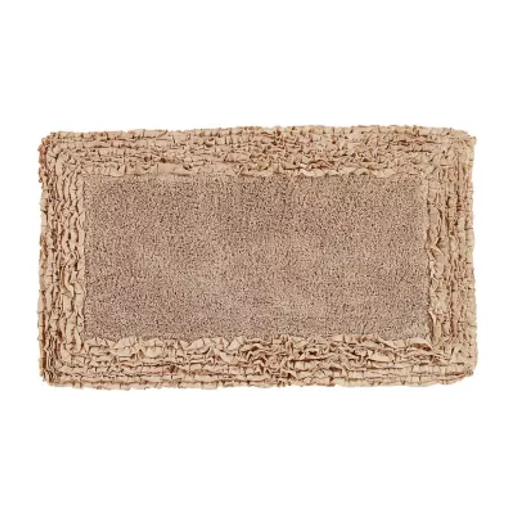 Better Trends Shaggy Border Mat Bath Rug