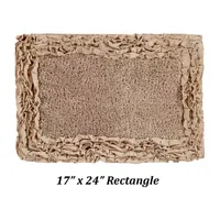 Better Trends Shaggy Border Mat -pc. Bath Rug Set