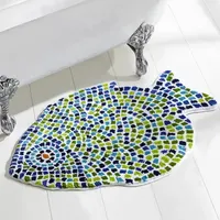 Better Trends Fish Mosaic Mat Bath Rug