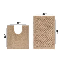 Better Trends Trier Tufted Mat 2-pc. Bath Rug Set