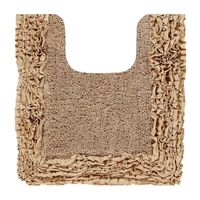 Better Trends Shaggy Border Mat Contour Bath Rug