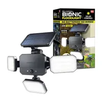 Bell + Howell Bionic Floodlight Solar-Powered, Motion-Sensing, Outdoor Light with Adjustable Panals