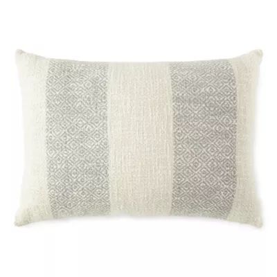 Fieldcrest Woven Colorblock Lumbar Pillow