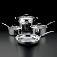 Cuisinart Chef'S Stainless Steel 7-Pc. Cookware Set