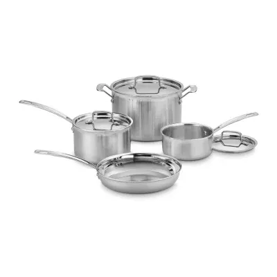 Cuisinart Pro Stainless Steel 7-pc. Cookware Set