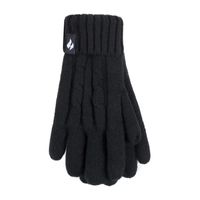 Heat Holders  Womens Amelia Cable Knit Cold Weather Gloves
