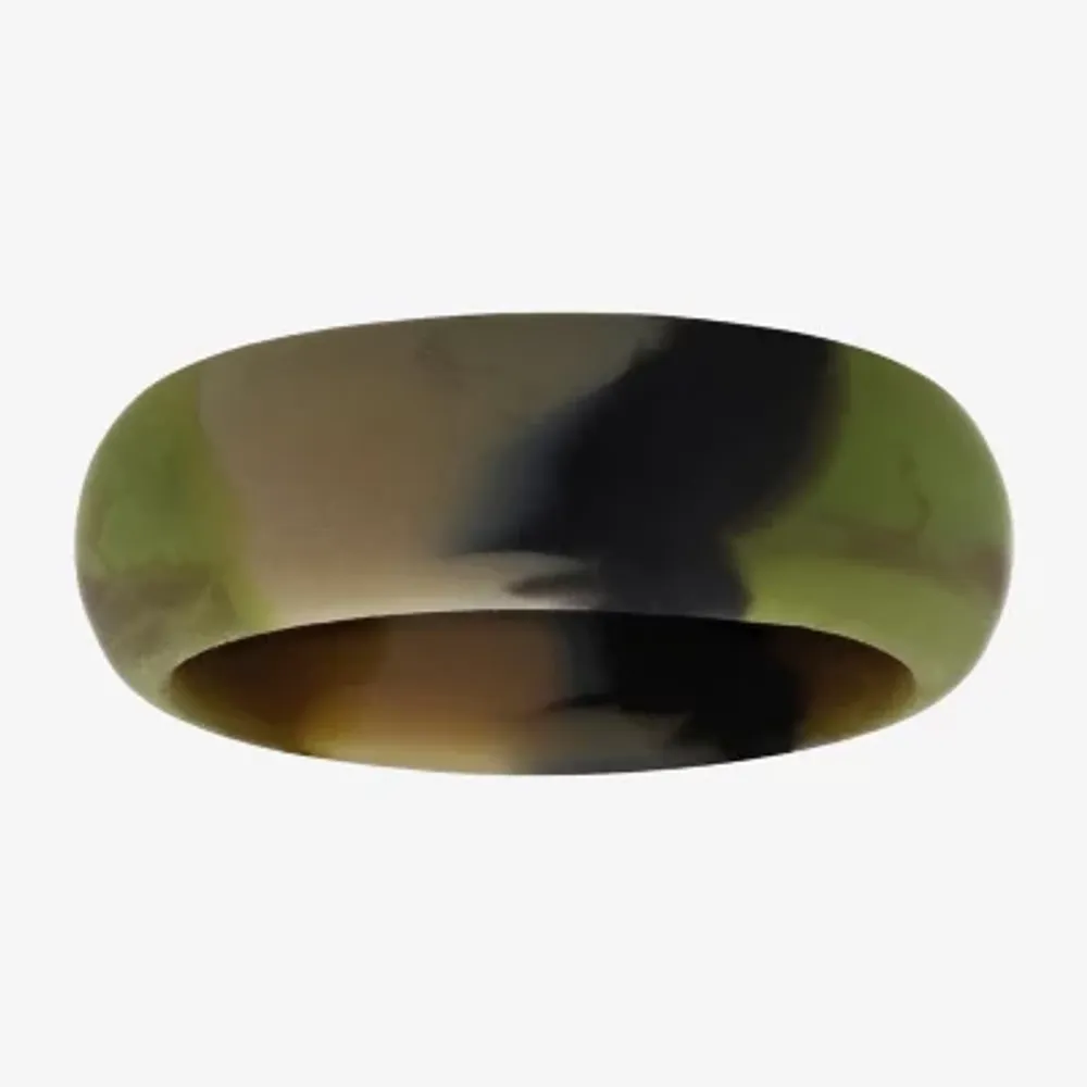Camo 8MM Silicone Wedding Band
