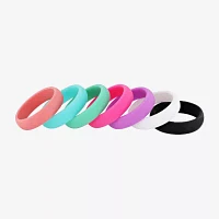 Womens 6MM Silicone Wedding Band