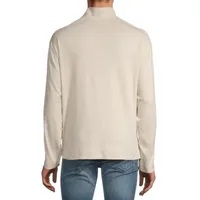 Van Heusen Mens Long Sleeve Quarter-Zip Pullover