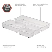 Spectrum Diversified Hexa 4-Pk. 4-pc. Drawer Organizer