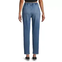 Arizona Juniors Womens High Rise Mom Jean