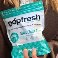Pop Band Peppermint Antibacterial Hand Wipes Hand Wipes