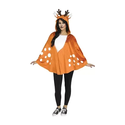 Womens Faun Poncho Costume