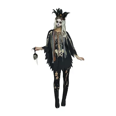 Womens Voodoo Poncho Costume