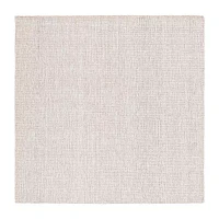 Martha Stewart Dania Solid Hand Tufted 6' X Indoor Square Area Rug