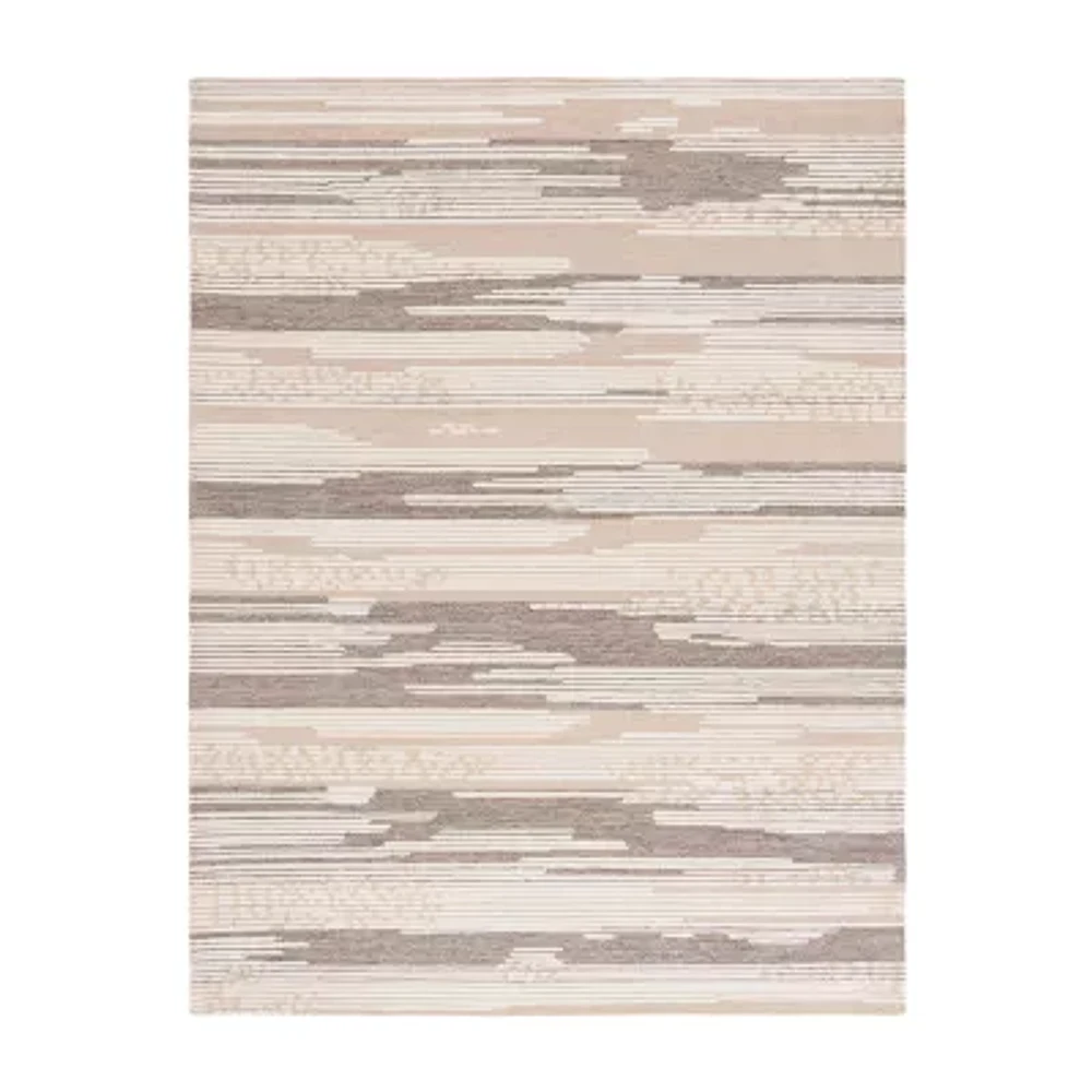 Martha Stewart Lizzie Stripe Hand Tufted Indoor Rectangular Area Rug