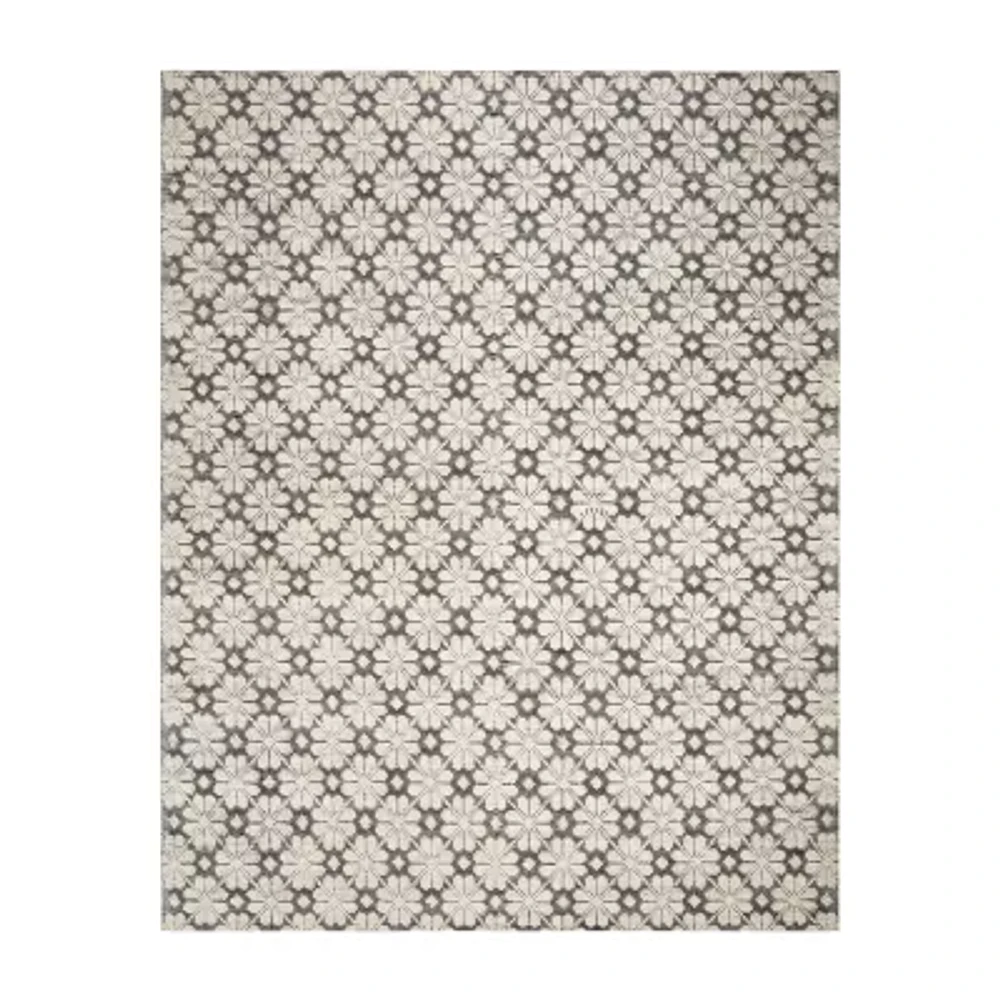 Martha Stewart Rana Floral Woven Indoor Rectangular Area Rug