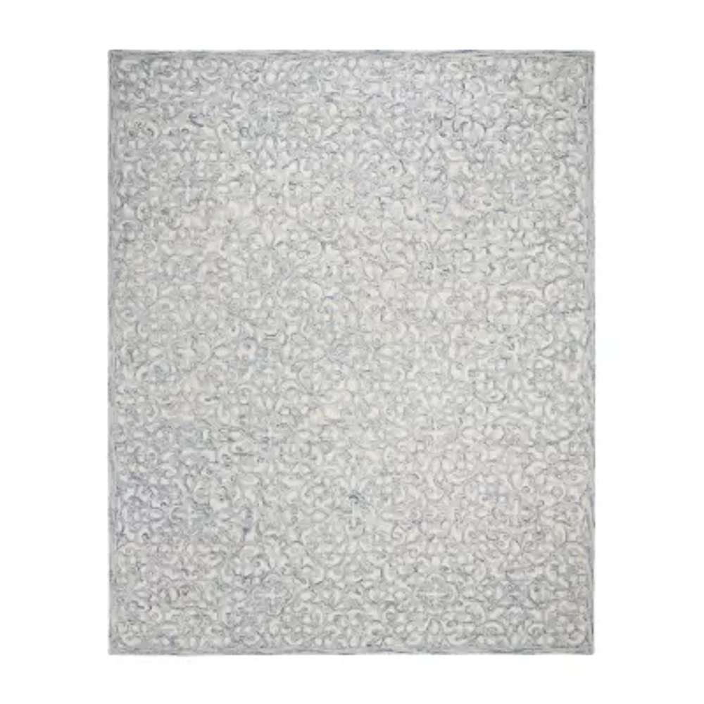 Martha Stewart Jada Floral Hand Tufted Indoor Rectangular Area Rug