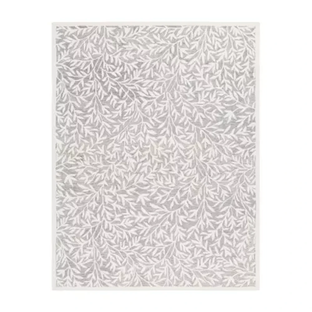 Martha Stewart Anna Floral Hand Tufted Indoor Rectangular Area Rug