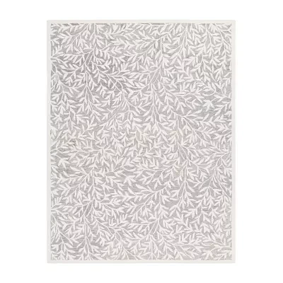 Martha Stewart Anna Floral Hand Tufted Indoor Rectangular Area Rug