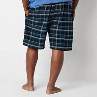 St. John's Bay Mens Big and Tall Flannel Pajama Shorts