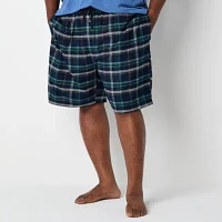 St. John's Bay Mens Big and Tall Flannel Pajama Shorts