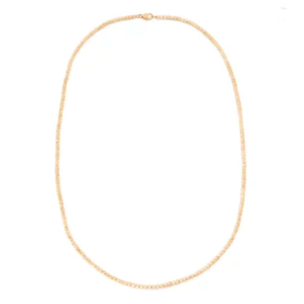 14K Gold Over Silver Beaded Necklace