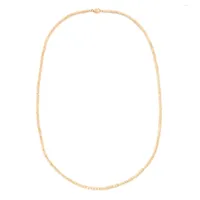 14K Gold Over Silver Beaded Necklace