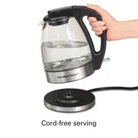 Hamilton Beach Compact Glass Kettle