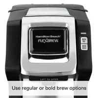 Hamilton Beach® FlexBrew® Single-Serve Plus Coffee Maker in Black