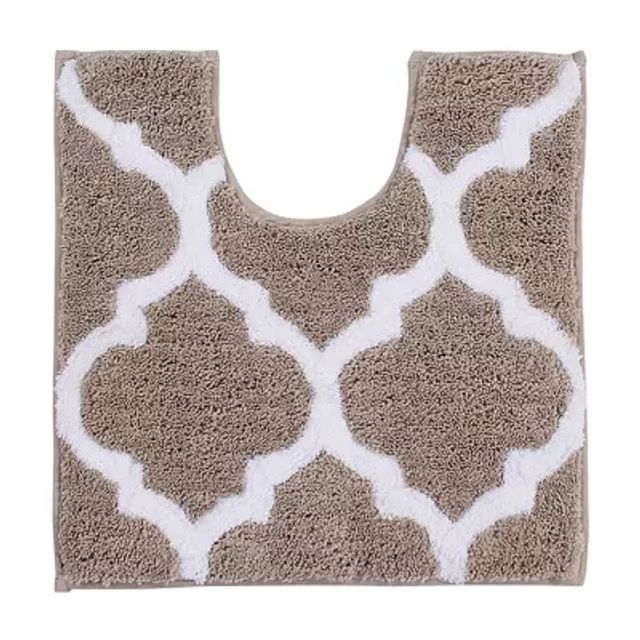 Better Trends Pegasus 100% Cotton 3 Piece Bath Mat & Towel - Beige