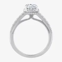 H-I / Si1) Womens 1 / CT. T.W. Lab Grown White Diamond 14K Gold Round Solitaire Engagement Ring