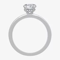 H-I / Si1) Womens 1 CT. Lab Grown White Diamond 14K Gold Round Solitaire Engagement Ring