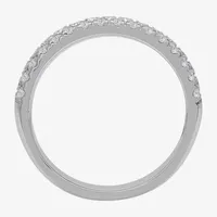(H-I / Si1) 4MM 1 CT. T.W. Lab Grown White Diamond 14K Gold Anniversary Wedding Band