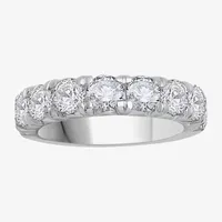 9-Stone (H-I / Si1) 5MM 2 3/4 CT. T.W. Lab Grown White Diamond 14K Gold Anniversary Wedding Band