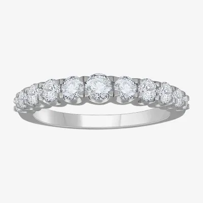 (H-I / Si1) 1 CT. T.W. Lab Grown White Diamond 14K Gold Wedding Band