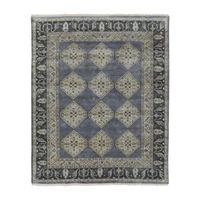 Weave And Wander Alden Hand Knotted Rectangular Rugs & Floor Coverings Indoor Diamond Accent Rugs