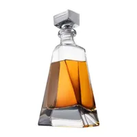 Joyjolt Atlas Crystal Modern Whiskey - 22 Oz Decanter