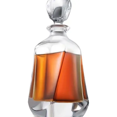 Joyjolt Aurora Crystal Modern Whiskey - 25.3 Oz Decanter