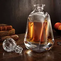 Joyjolt Aurora Crystal Modern Whiskey - 25.3 Oz Decanter