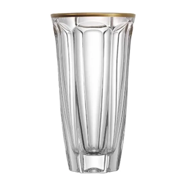 JoyJolt Infiniti Crystal Highball Glasses, 18 oz Set of 4