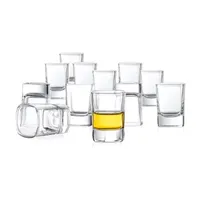 Joyjolt City Heavy Base - 2 Oz - Set Of 12 Shot Glass