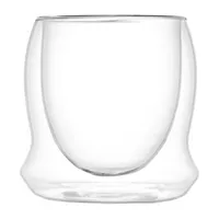 Joyjolt Cosmo Double Walled Stemless - 10 Oz - Set Of 2 Wine Glass