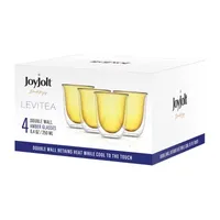 Joyjolt Levitea 4-pc. Dishwasher Safe Coffee Mug