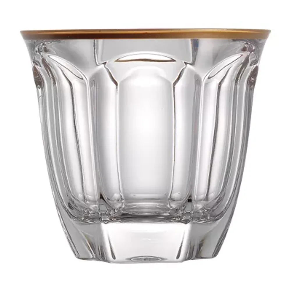 Joyjolt Windsor Tumblers - 7.4 Oz- Set Of 2 Double Old Fashioned