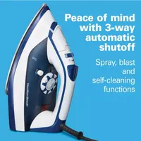 Hamilton Beach High Velocity Steam Iron with Stainless Steel Soleplate