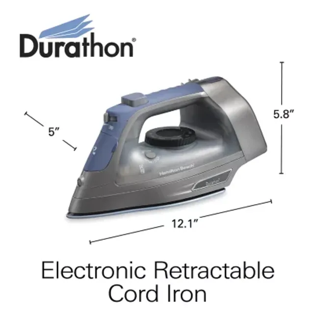 Hamilton Beach Durathon Iron Retractable, Blue