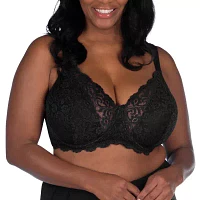 Leading Lady® Scalloped Lace Underwire Full Figure Bra- 5044