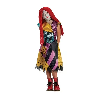 Little & Big  Girls Disney Sally Deluxe Nightmare Before Christmas Costume Set